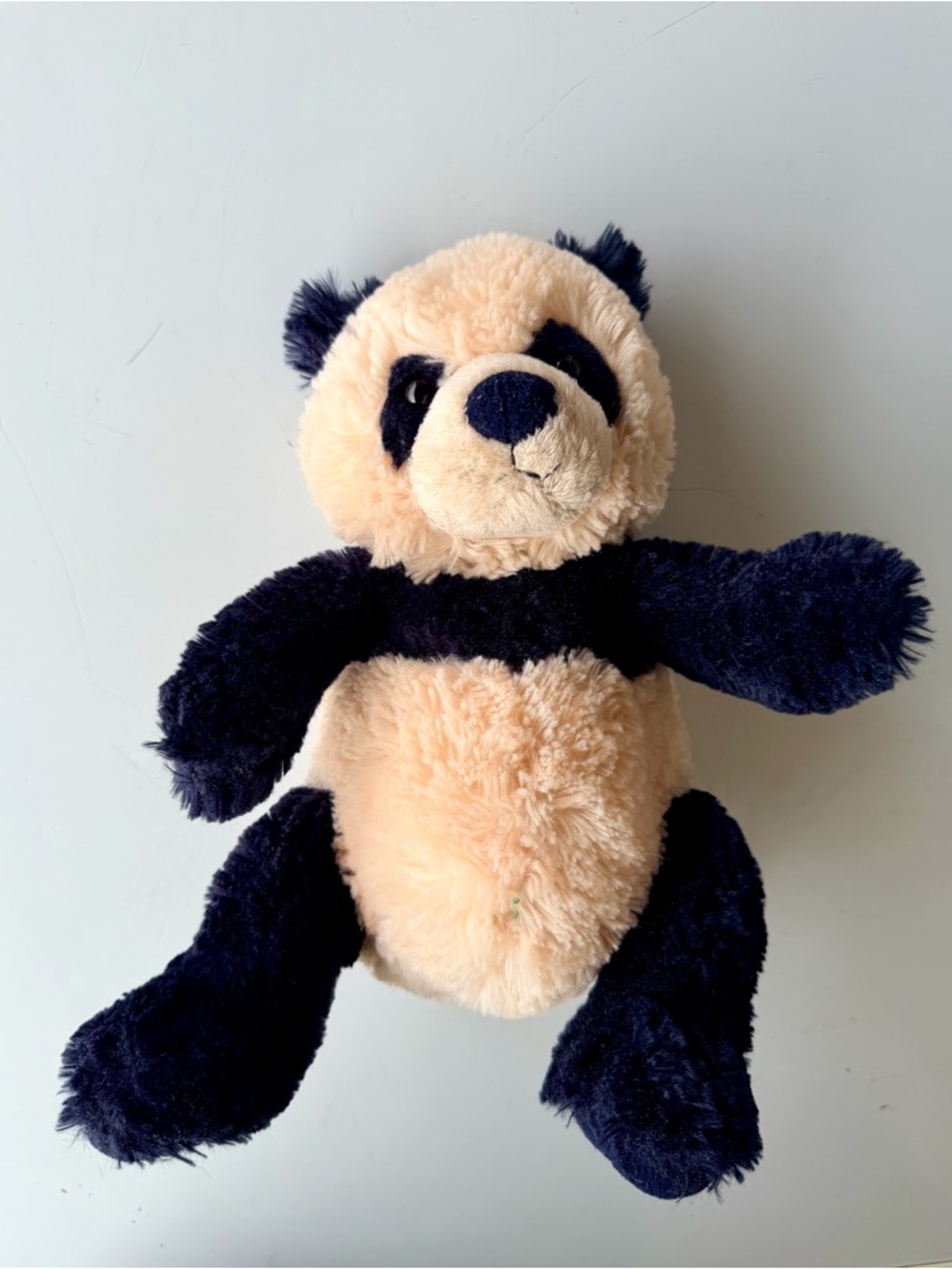 Gund Cream and Black Plush Panda Stuffed Animal